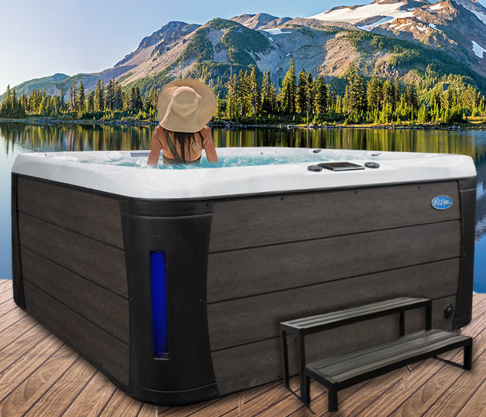 Calspas hot tub being used in a family setting - hot tubs spas for sale Minneapolis